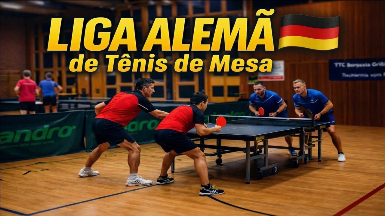 MINHA ROTINA DE JOGADOR na LIGA ALEMÃ de Tênis de Mesa! 🚐💨 (Vlog Completo)