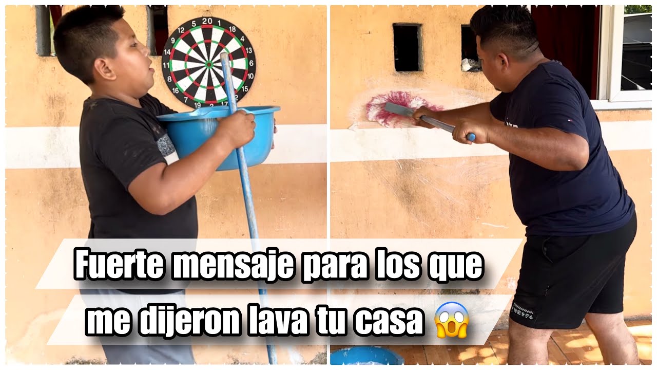 Lavaremos la casa completa hoy mismo😡 la jente no le gusta verla percudida dijeron
