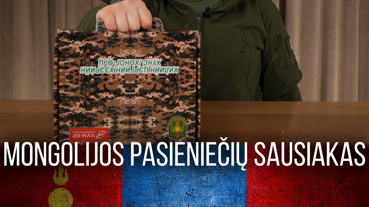Mongolijos sienos apsaugos tarnybos sausas maisto davinys