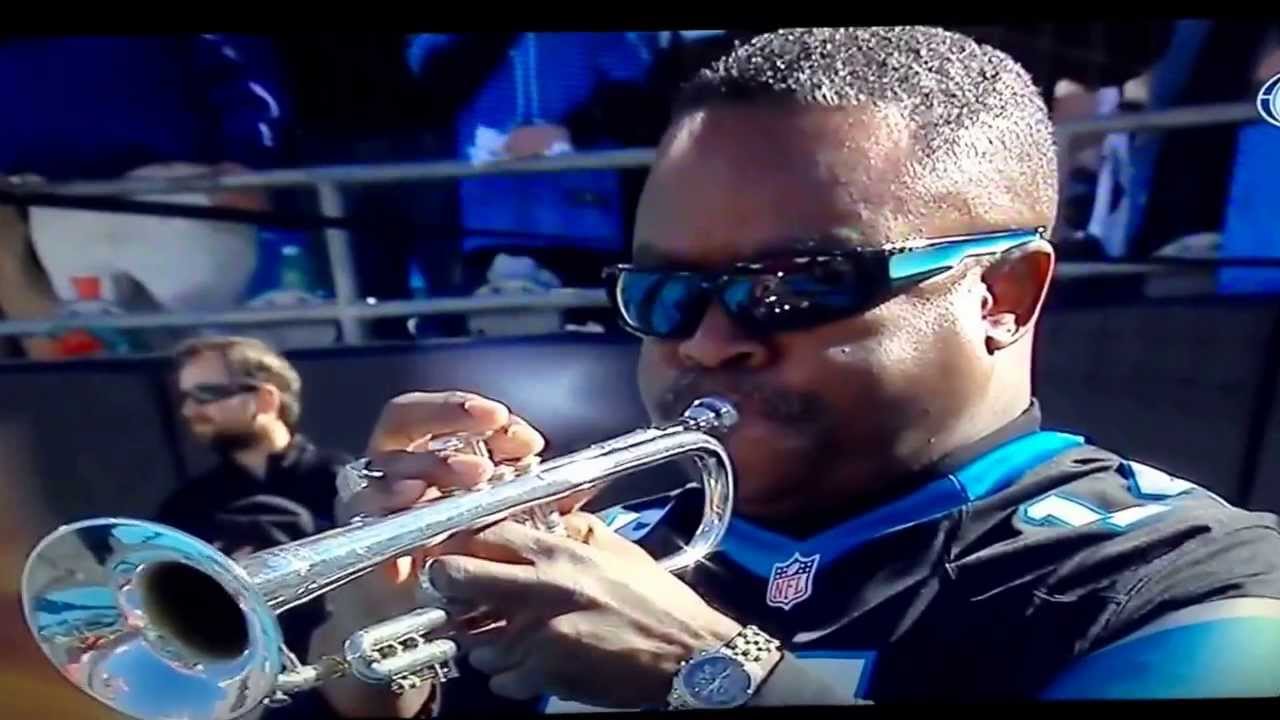 North Carolina and San Francisco 49ers National anthem at the NFC divisional playoff.