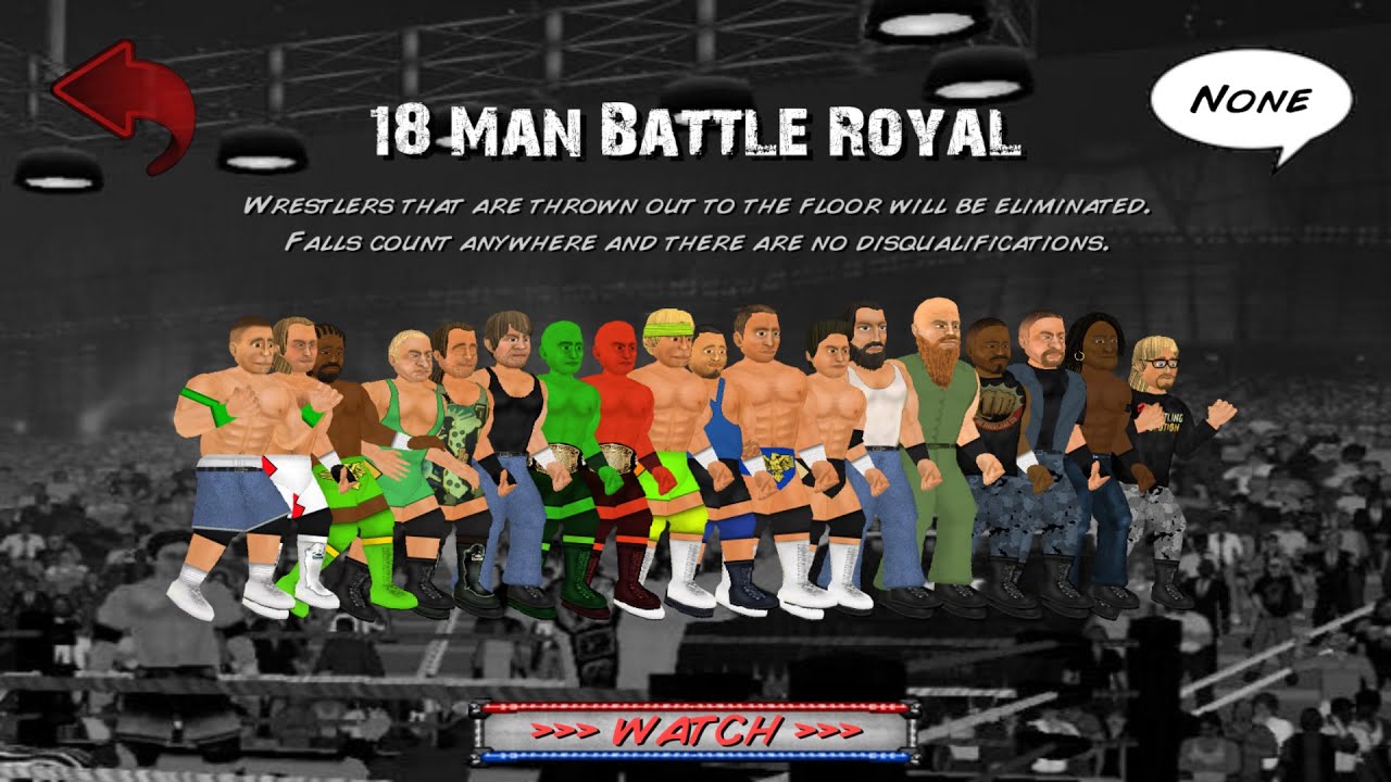 MDickie's Wrestling Revolution - 18-Man Battle Royal