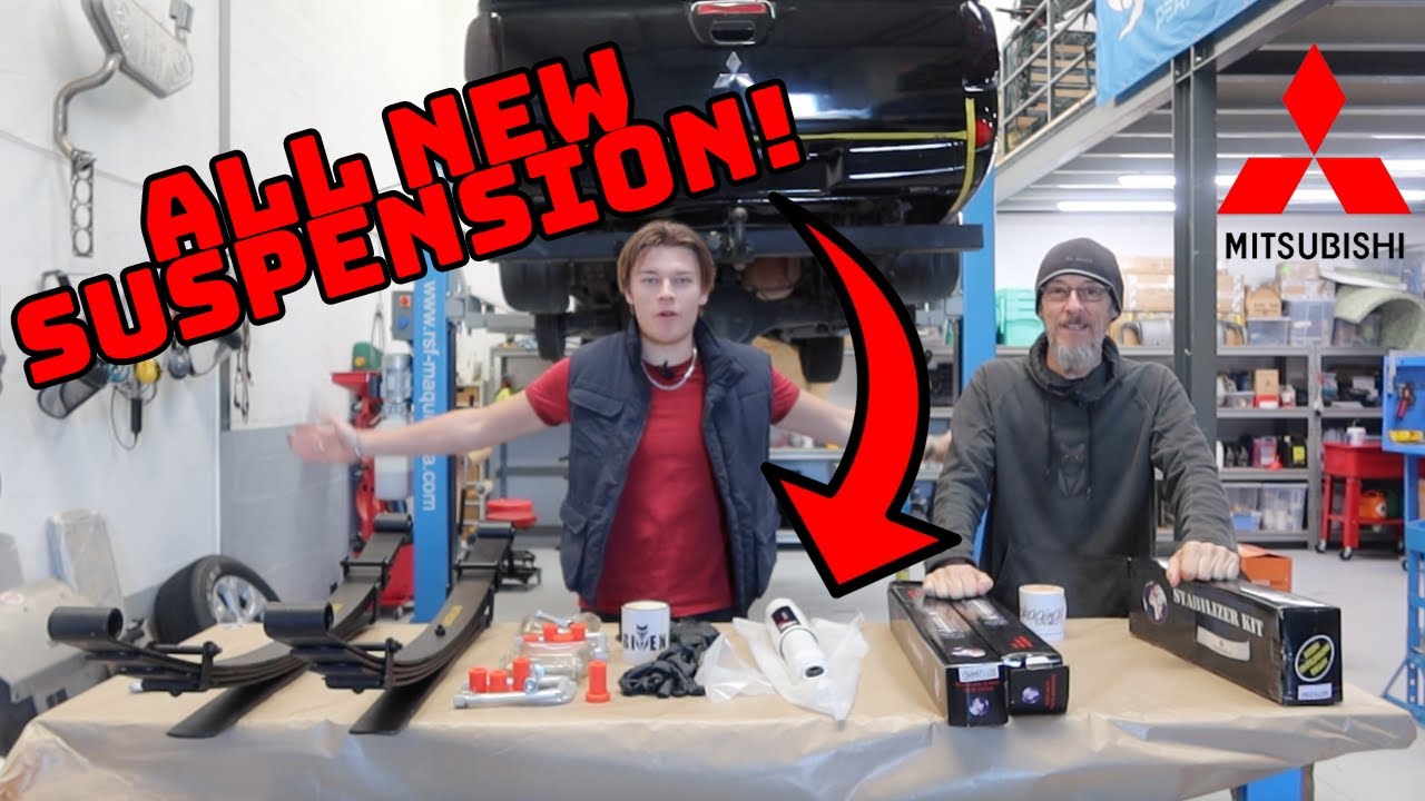 Rear suspension replacement - Shown on Mitsubishi L200 - errors and all :)