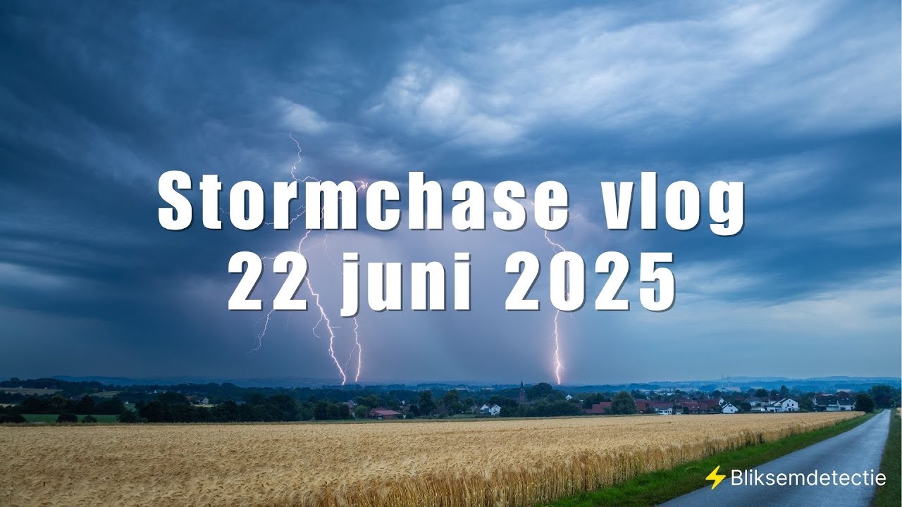 Stormchase vlog in Duitsland - 22 juni 2025
