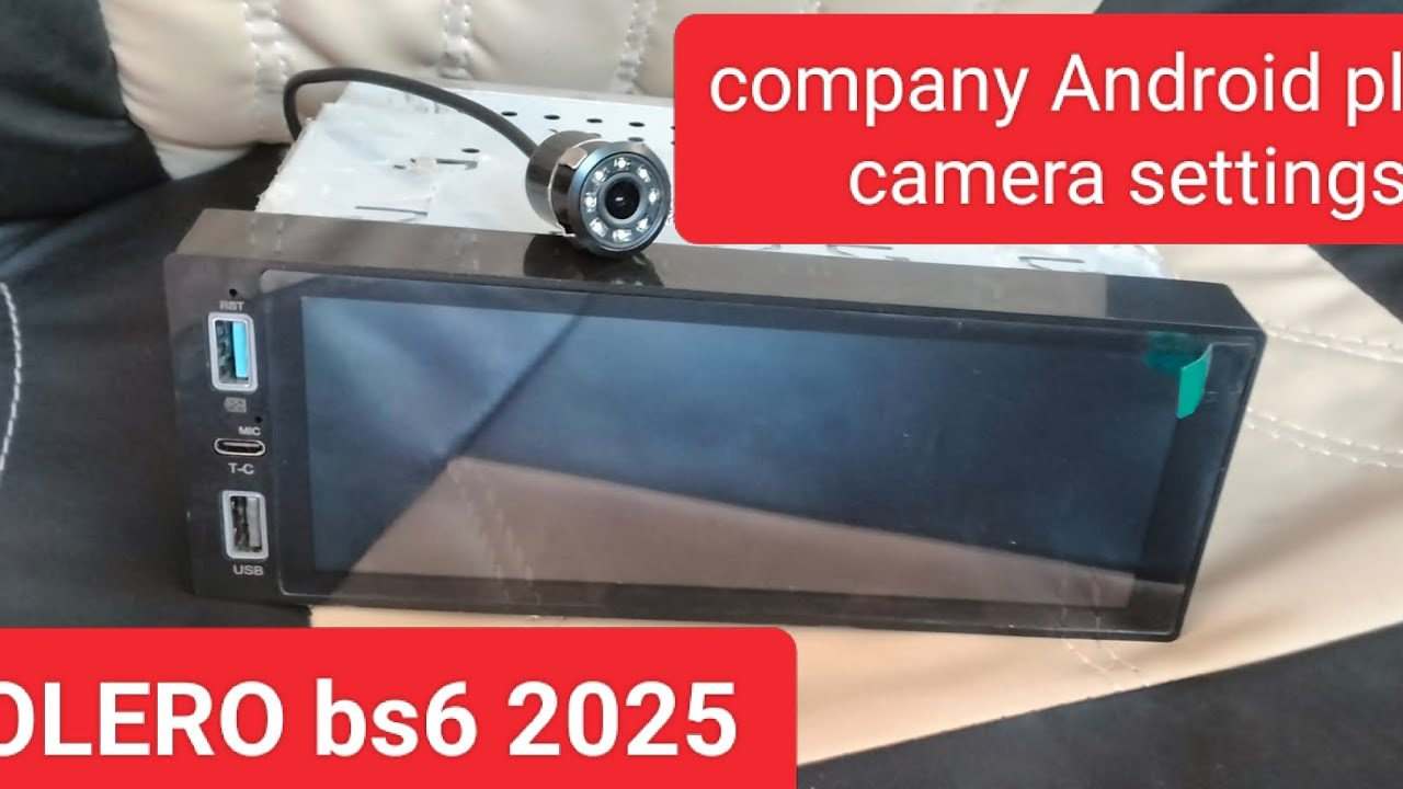बोलेरा bs6 2025 Android player कंपनी का प्लेयर पर रिवर्स कैमरा चालू किया @MahindraAutomotive 