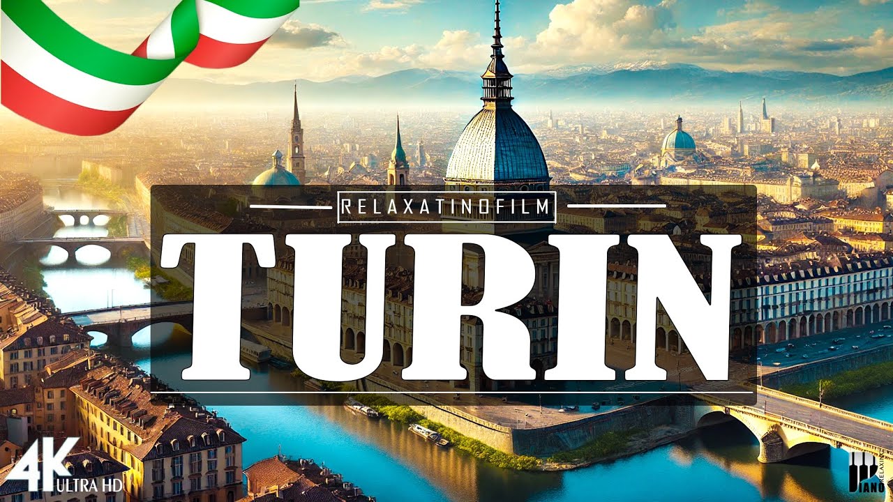Beautiful Turin 4K &ndash; A Stunning Northern Italian City with Relaxing Piano Music | Ultra HD