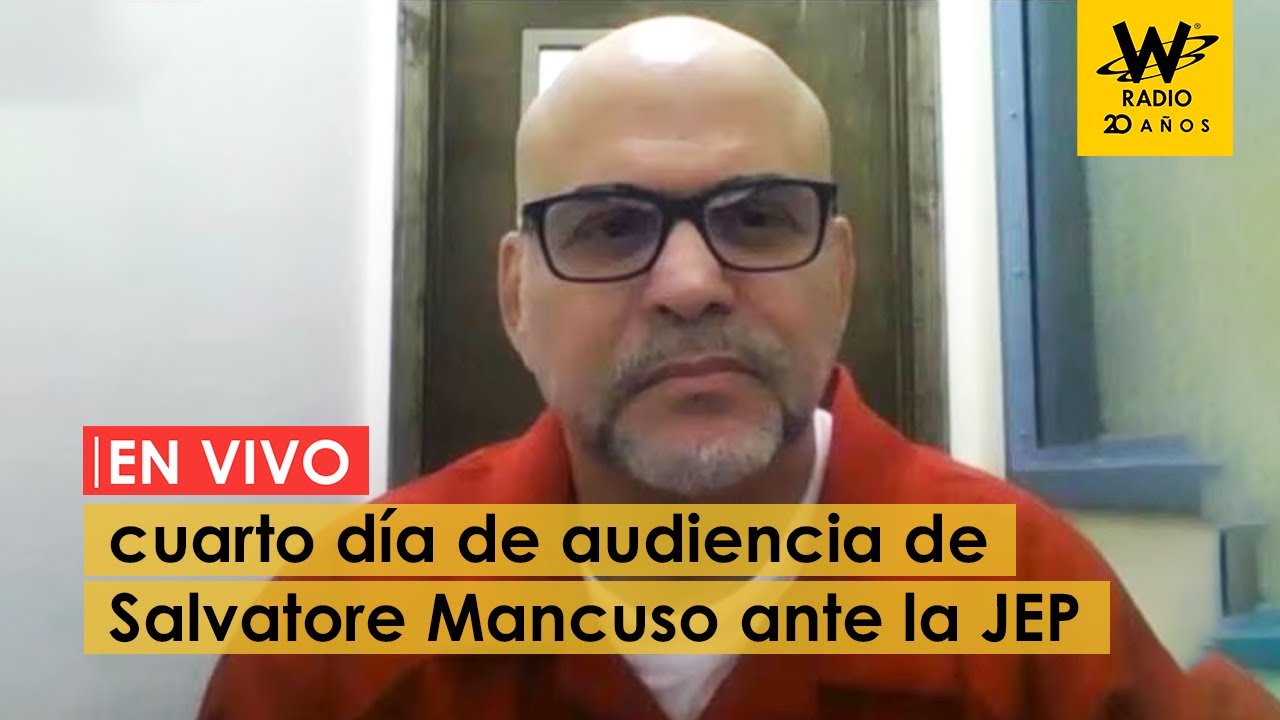 En vivo: cuarto día de audiencia de Salvatore Mancuso ante la JEP