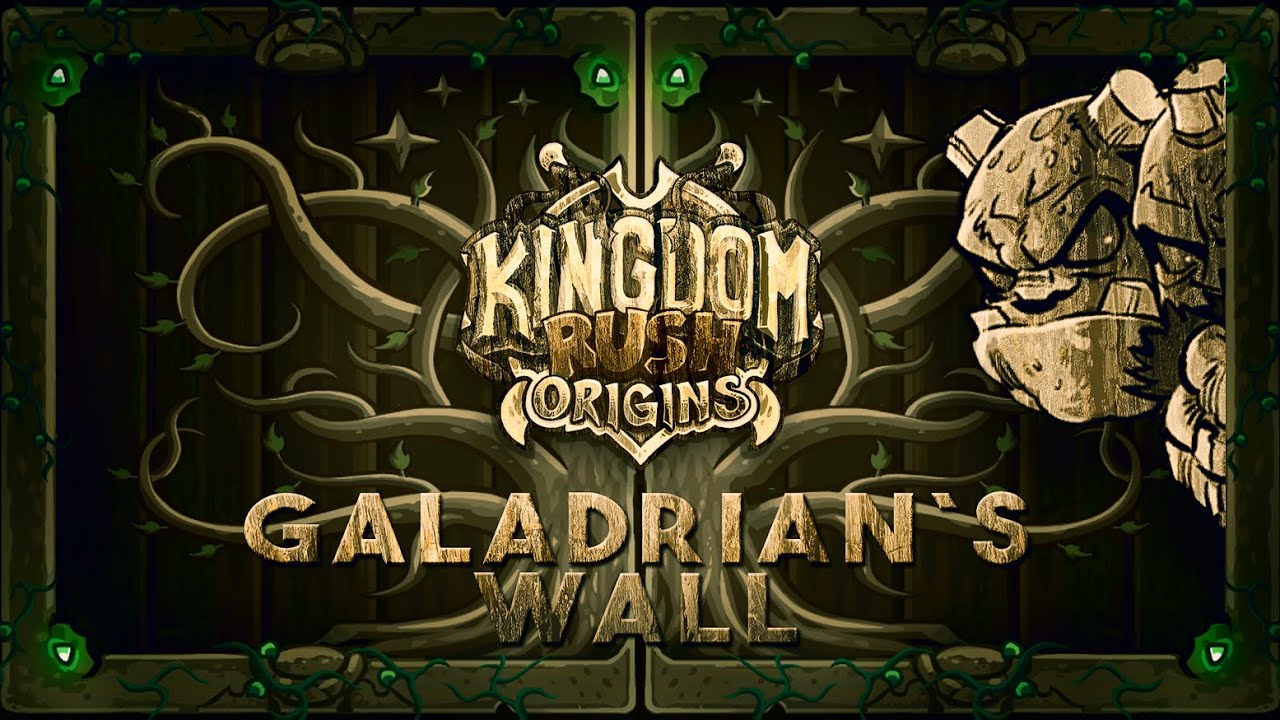 Kingdom Rush Origins - Galadrian`s Wall - Veteran - 3 Stars!
