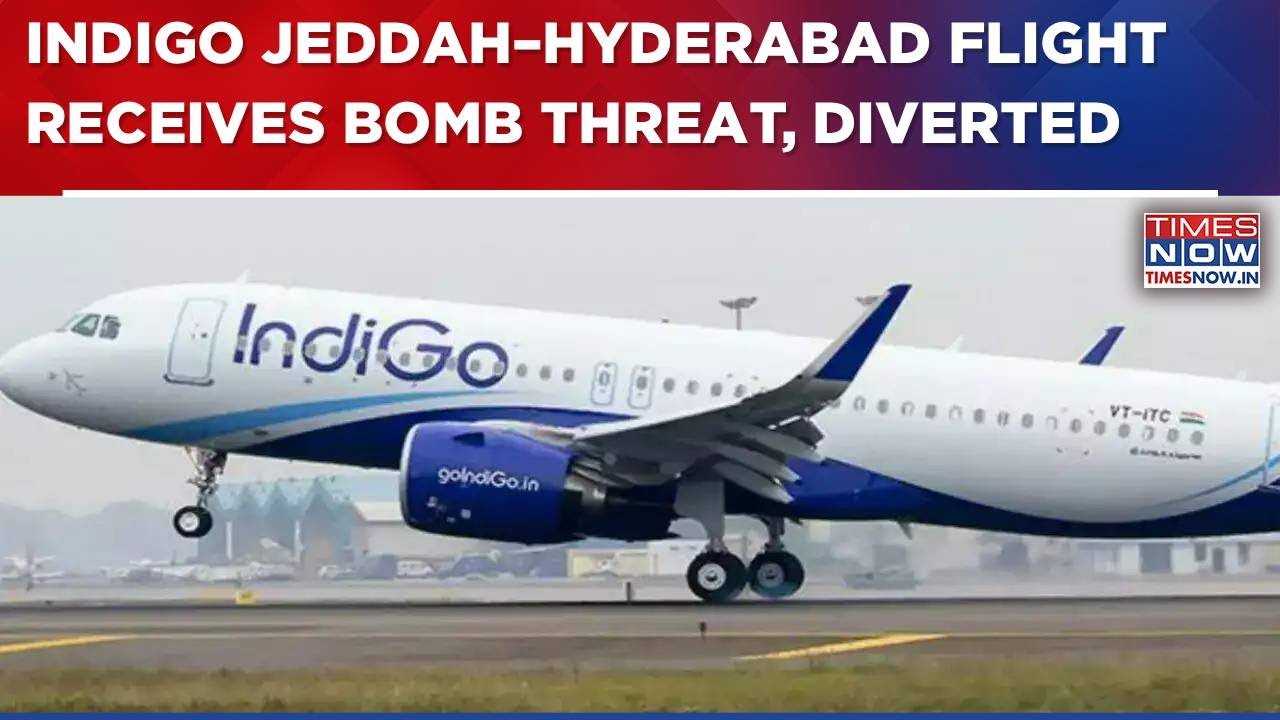 Mid-Air Scare! IndiGo Jeddah&ndash;Hyderabad Flight Receives Bomb Threat, Diverted To Mumbai-Breaking News