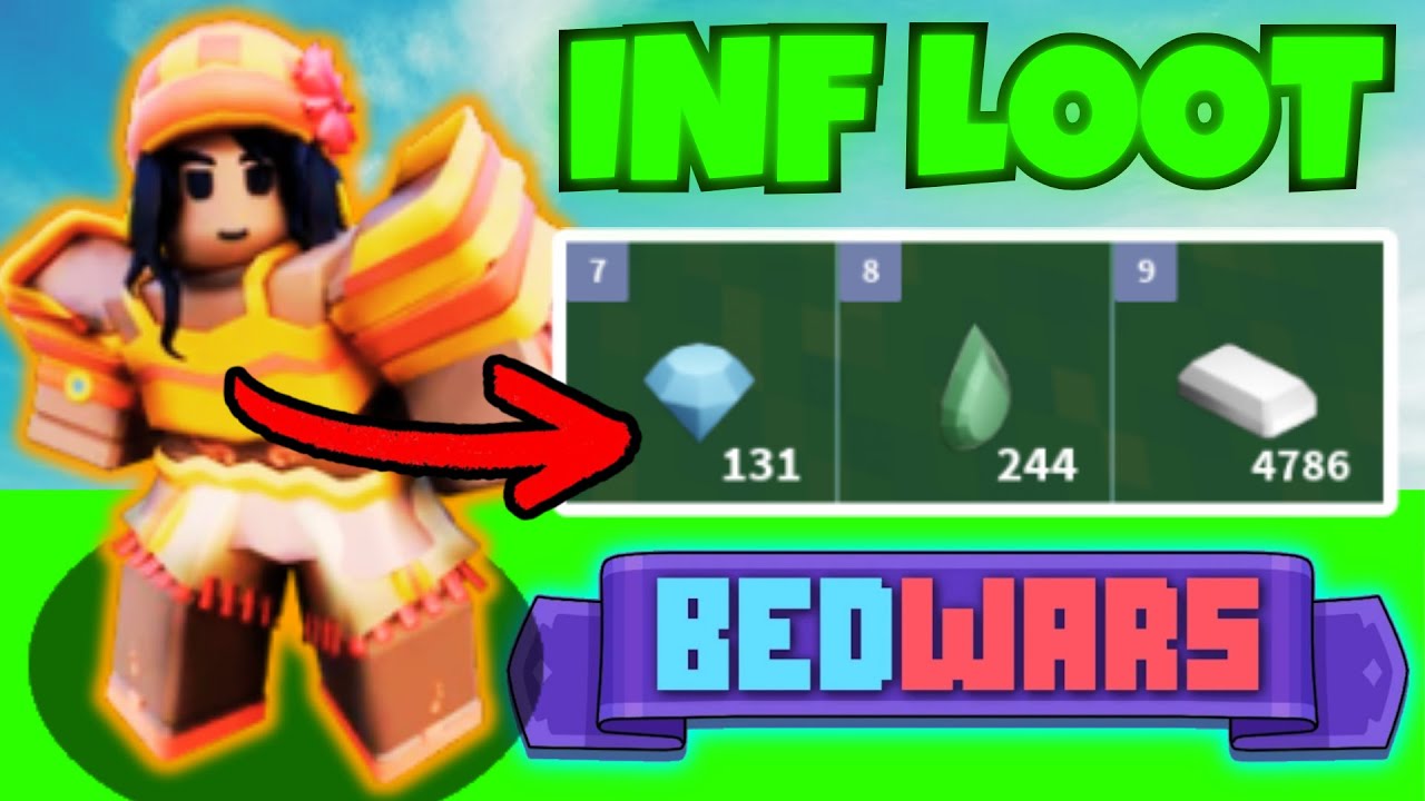 How I got **INFINITE LOOT** in Roblox Bedwars... (BROKEN)