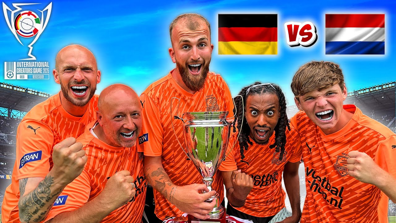 SNOEIHARDE MATCH VS DUITSLAND. VAR OP VAKANTIE? GELE KAARTEN RECORD. (EURO CREATORS CUP 2025)