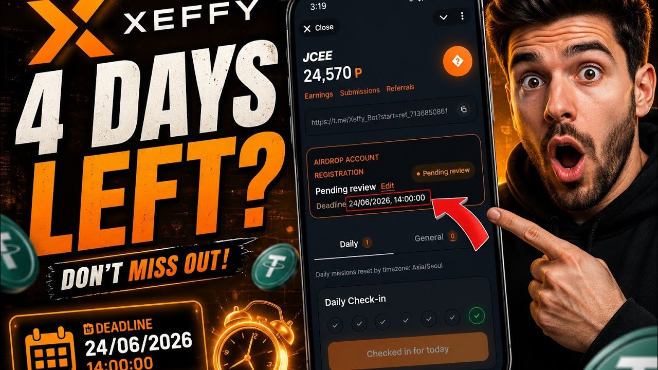🚨 Xeffy Airdrop Registration Deadline Update Revealed? 4 Days Left To Register! | Claim Free Airdrop