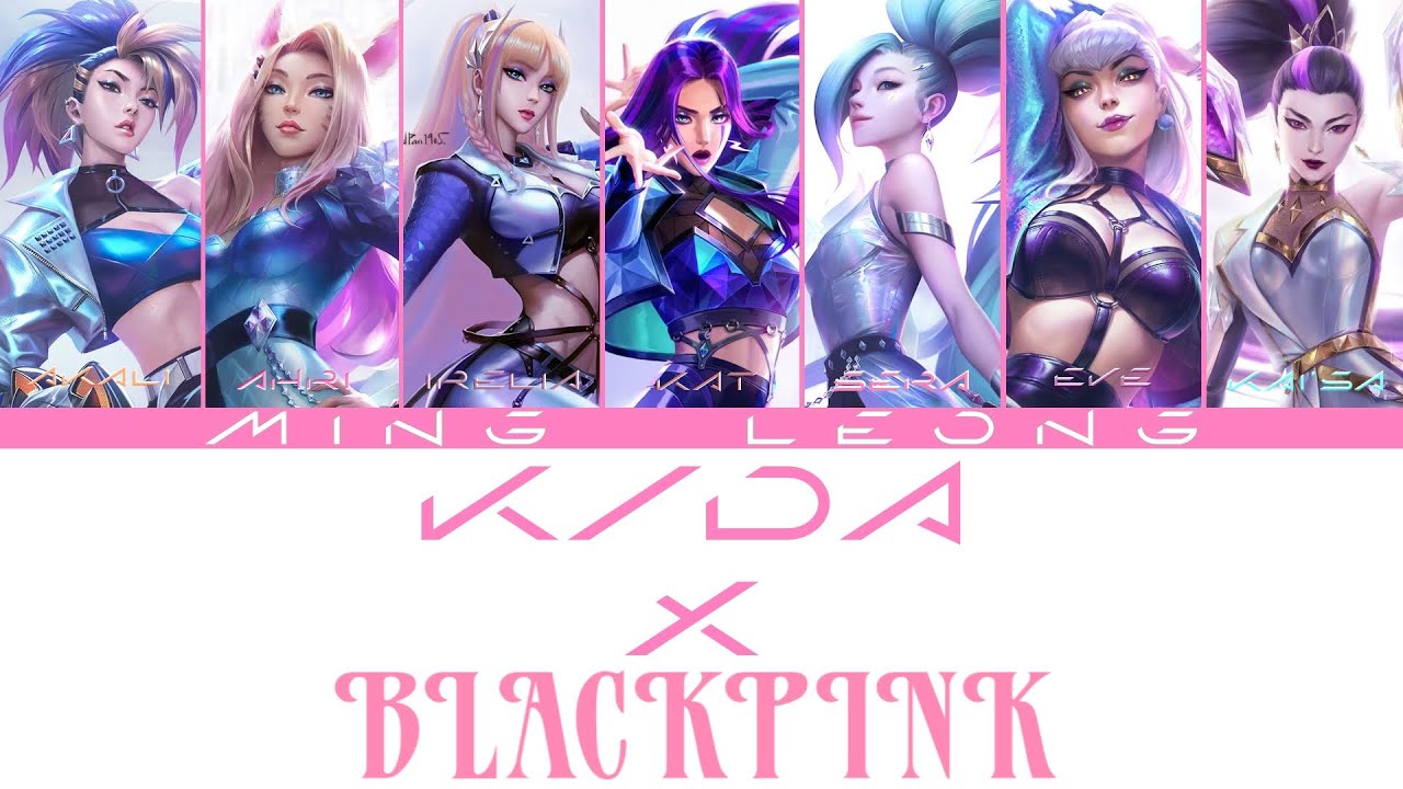 K/DA X BLACKPINK Mashup (OT7 + Lyrics) (1K Subscribers Gift)