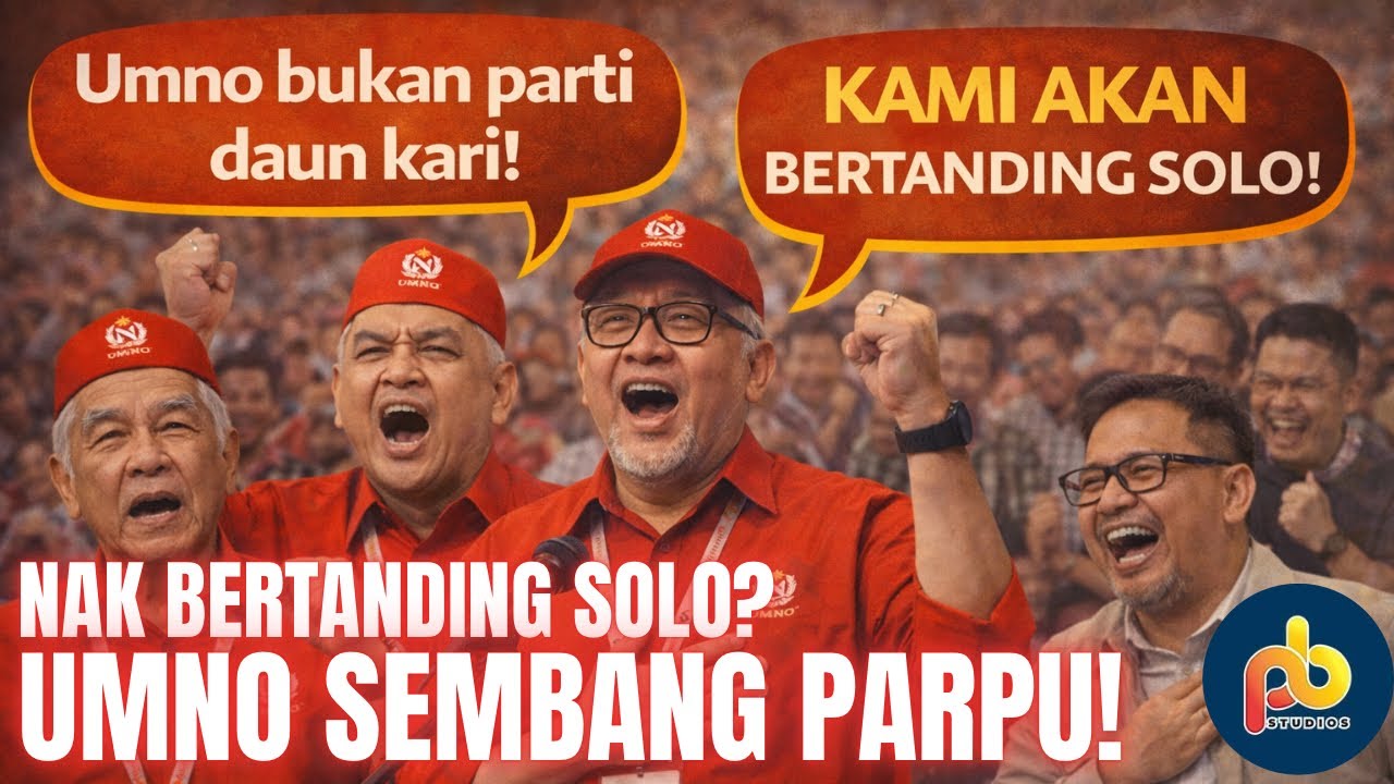 Apa? Umno yakin lebih kuat kalau bertanding solo? Masa PRN Melaka nanti try la solo, kita nak tengok