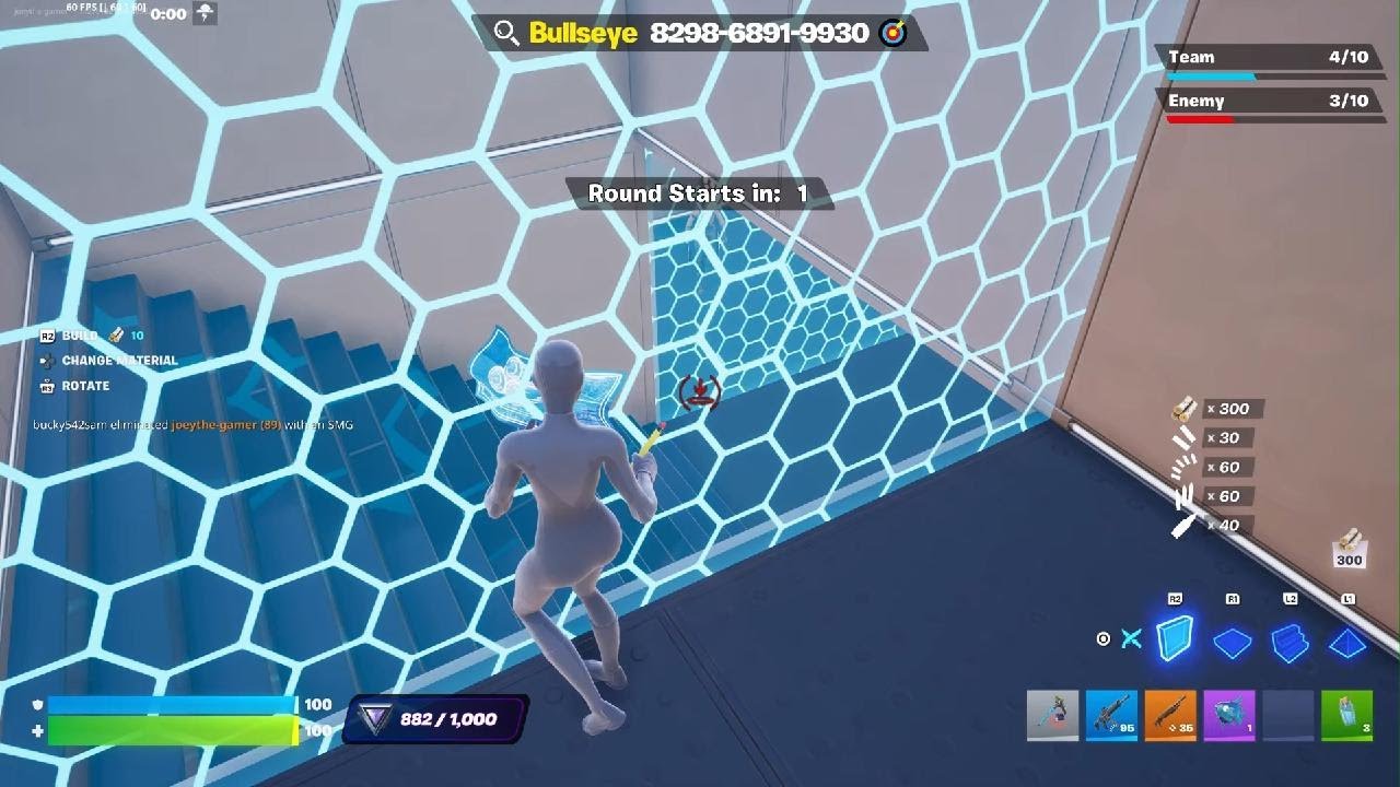 1v1 piece control