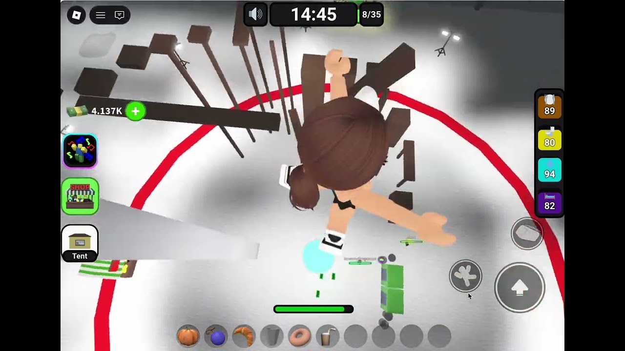 Мы играли в Don't Leave the Circle #roblox #dti #stealabrainrot