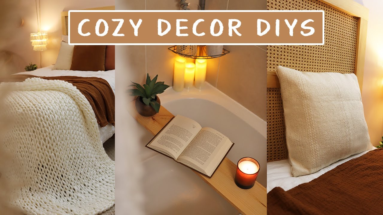 COZY DIY ROOM DECOR // super cozy diy ideas!