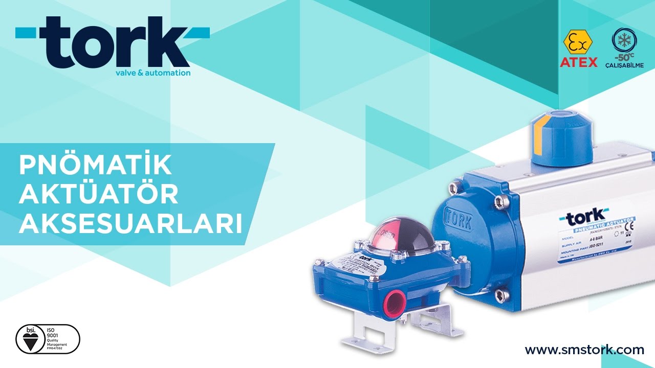 TORK Pnömatik Aktüatör Aksesuarları Nasıl Çalışır?