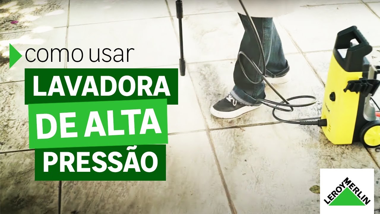 Como usar lavadora de alta pressão? | Leroy Merlin