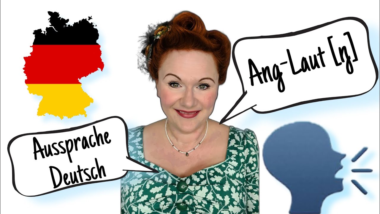 Aussprache Deutsch. Der Ang-Laut. German pronunciation.