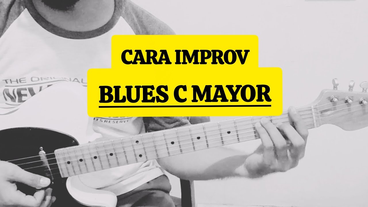 Teknik Gampang Improvisasi Blues C Major Untuk Pemula #belajargitar #tutorialgitar #guitartips 