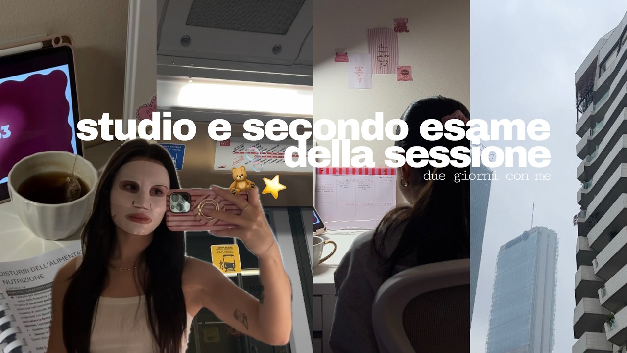 Due giorni con me: studio e secondo esame della sessione
