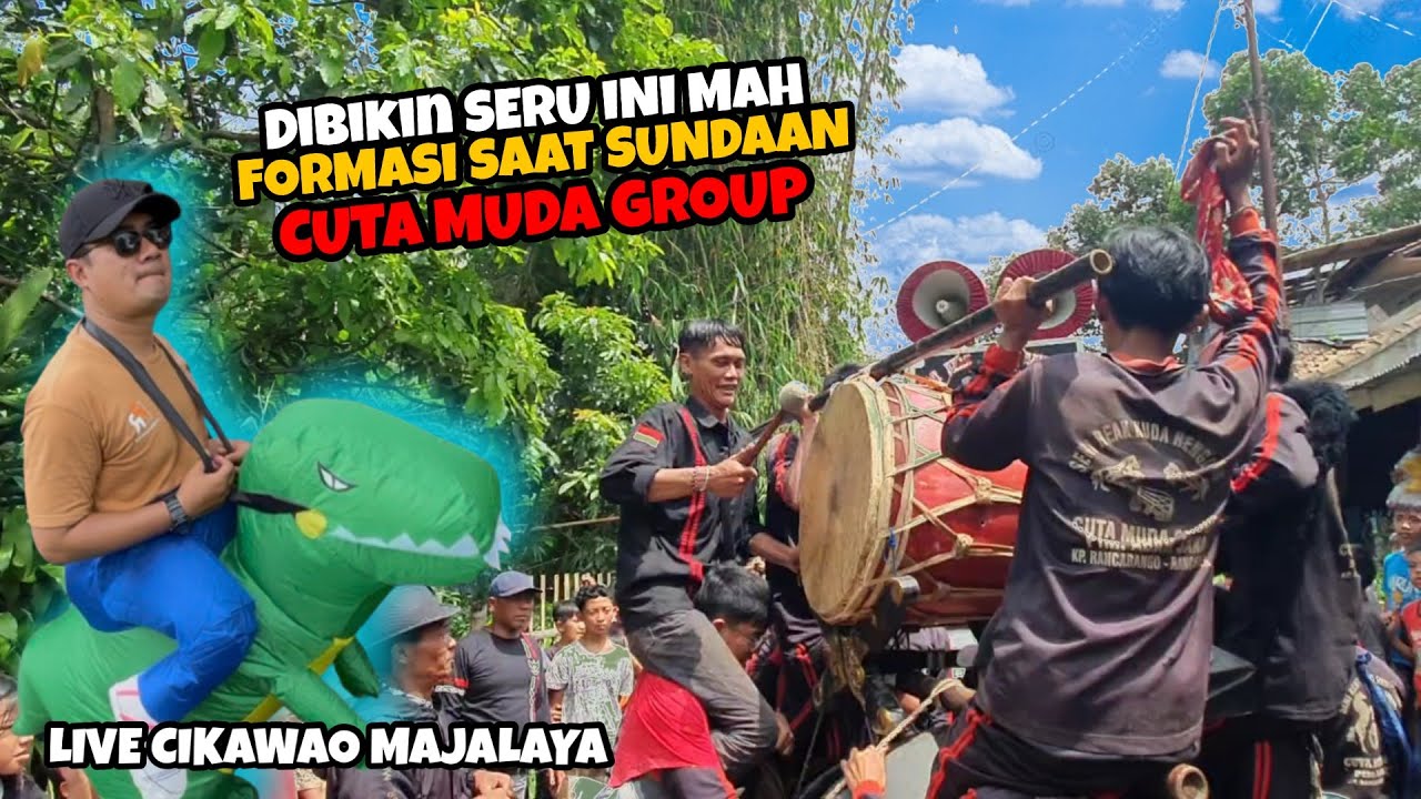 FORMASI SAAT SUNDAAN BEDUG AA DANDI NDUL BERAKSI ‼️ CUTA MUDA GROUP LIVE CIKAWAO MAJALAYA
