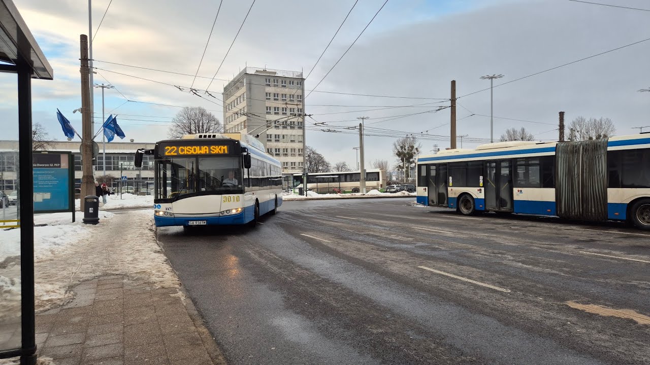ZKM Gdynia - Solaris Trollino 12III #3010 - Linia 22 kierunek: Cisowa SKM