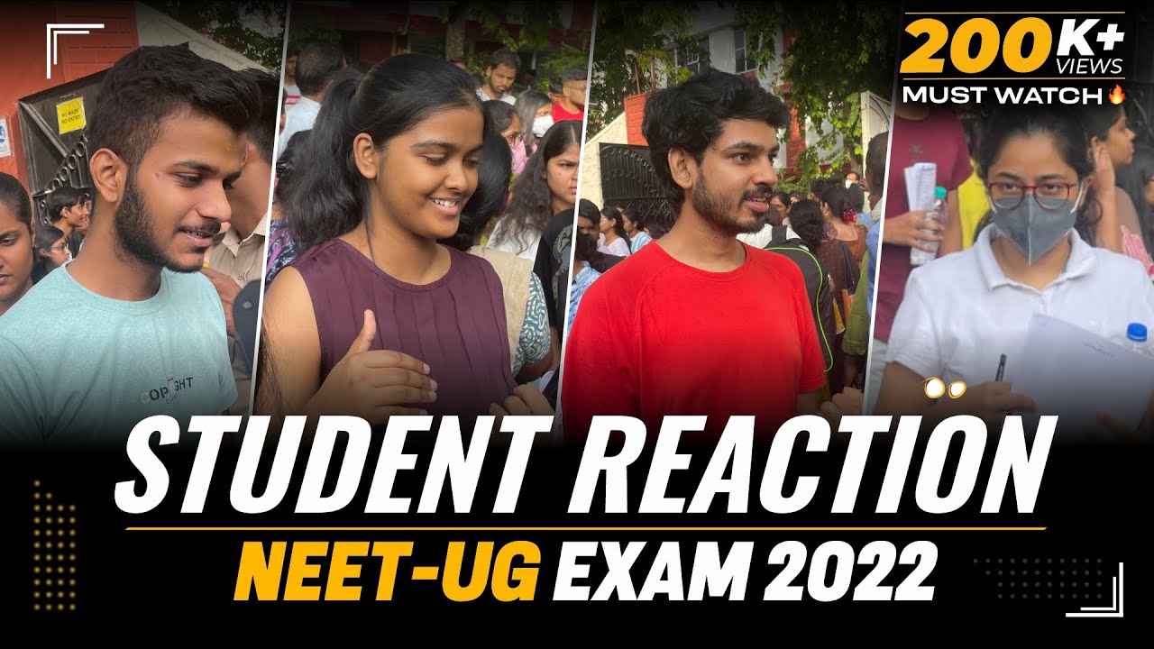 NEET Exam 2022 Student Reaction | Know level of Exam 😊 Easy or Hard 😔| Student Review