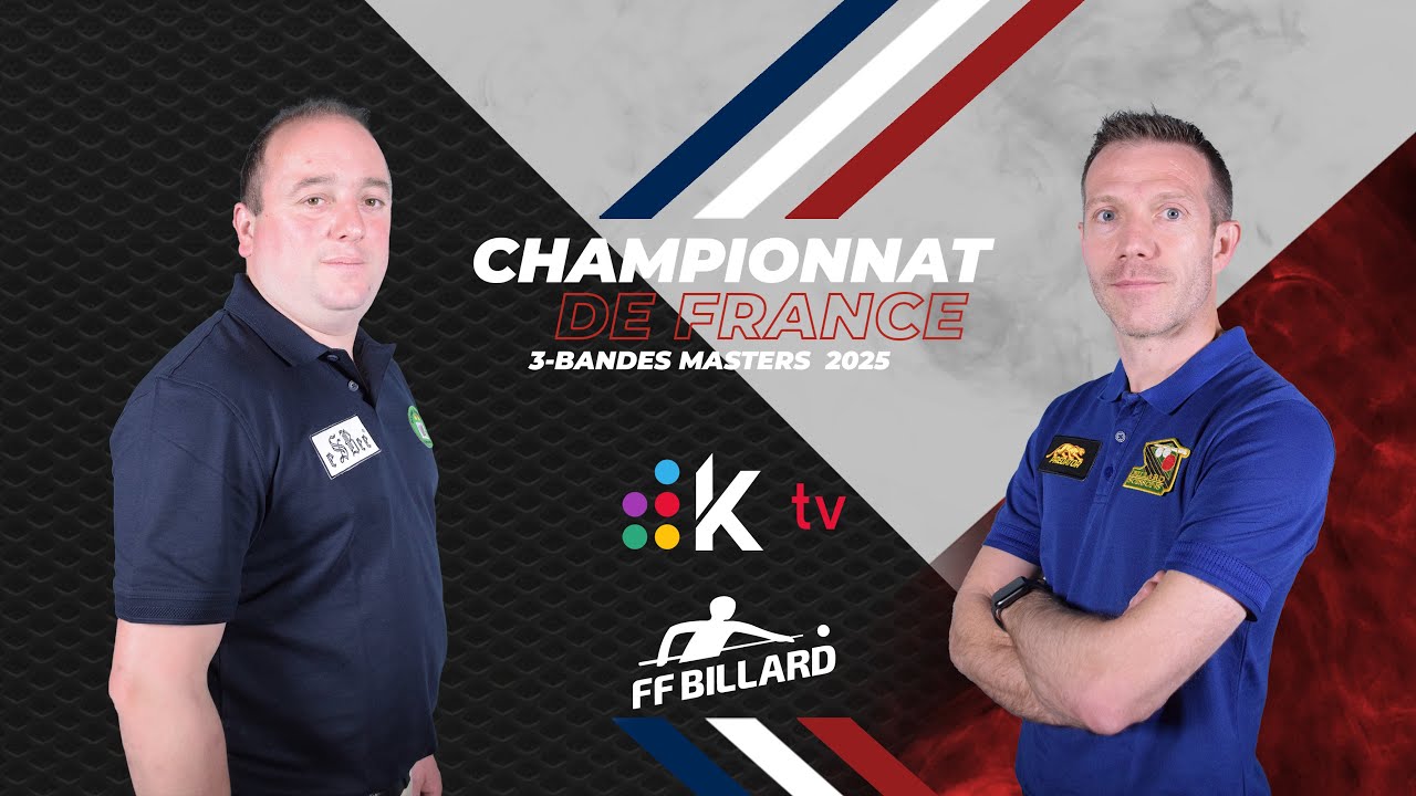 2025 French 3-Cushion Masters - FINAL - Cédric MELNYTSCHENKO vs Jérémy BURY