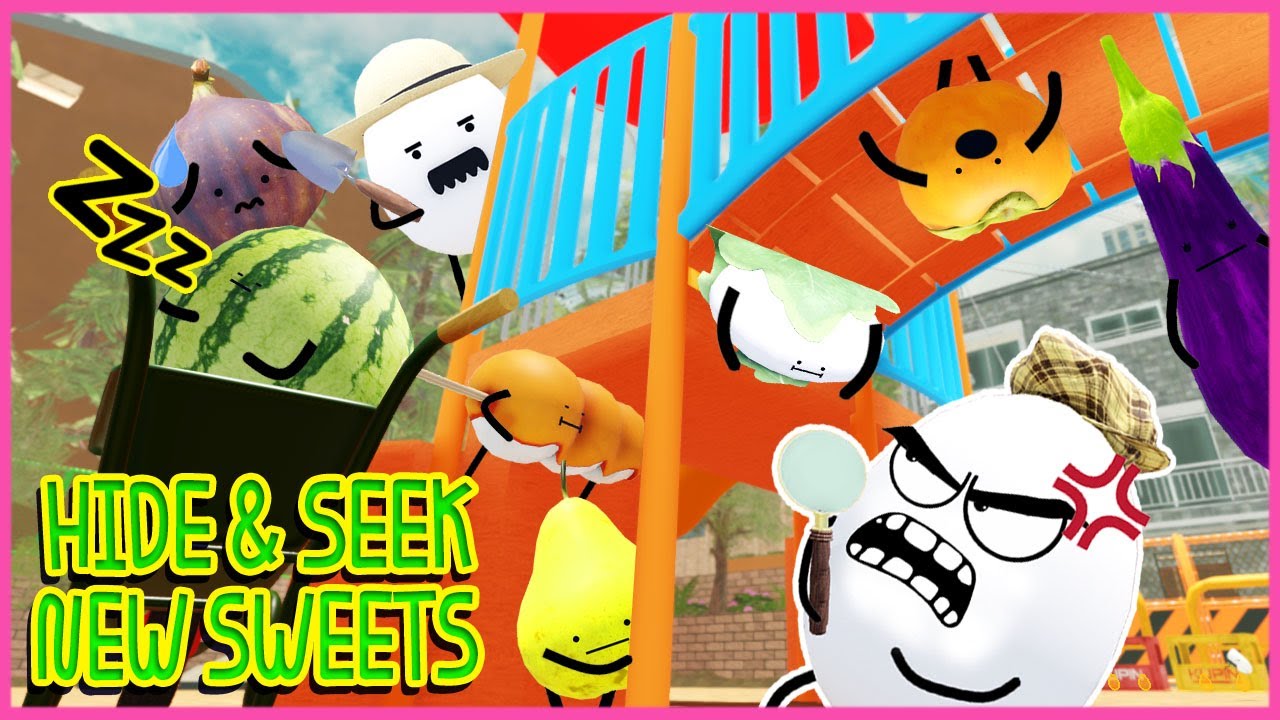 Roblox - HIDE & SEEK WITH NEW FOODS IN SECRET STAYCATION