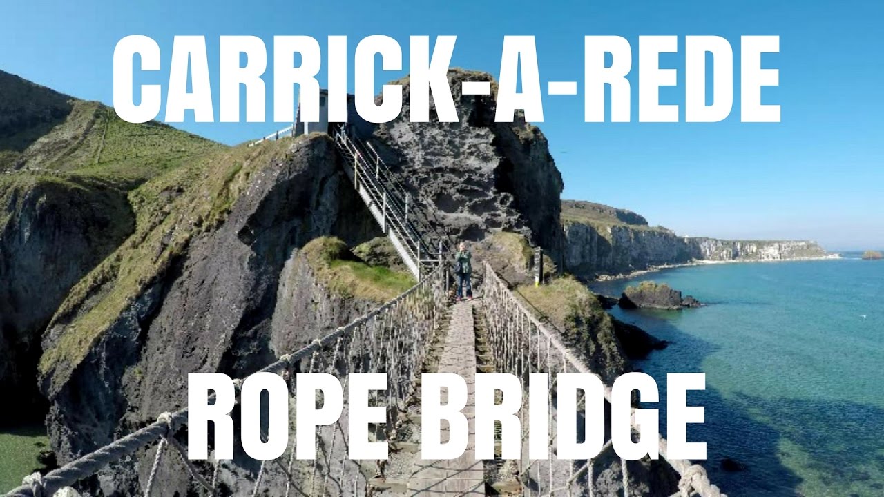 Carrick-A-Rede Rope Bridge 4k |County Antrim 🇬🇧