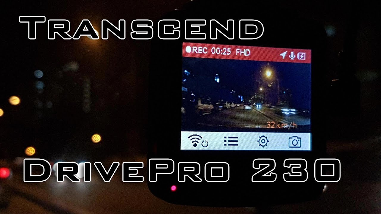 Transcend DrivePro 230 Video Sample & Features