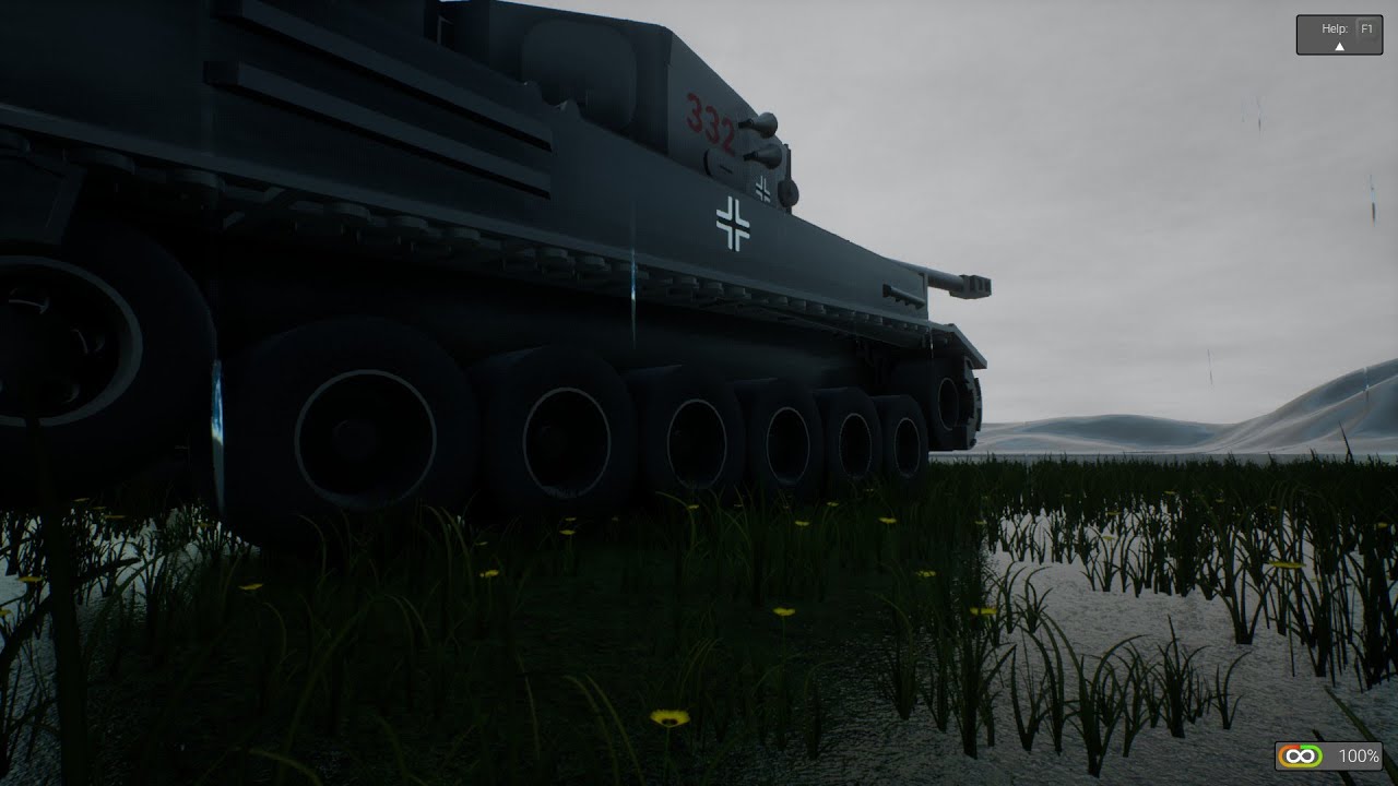 Fury vs Tiger - Brick Rigs Remake (Low Budget Fury)