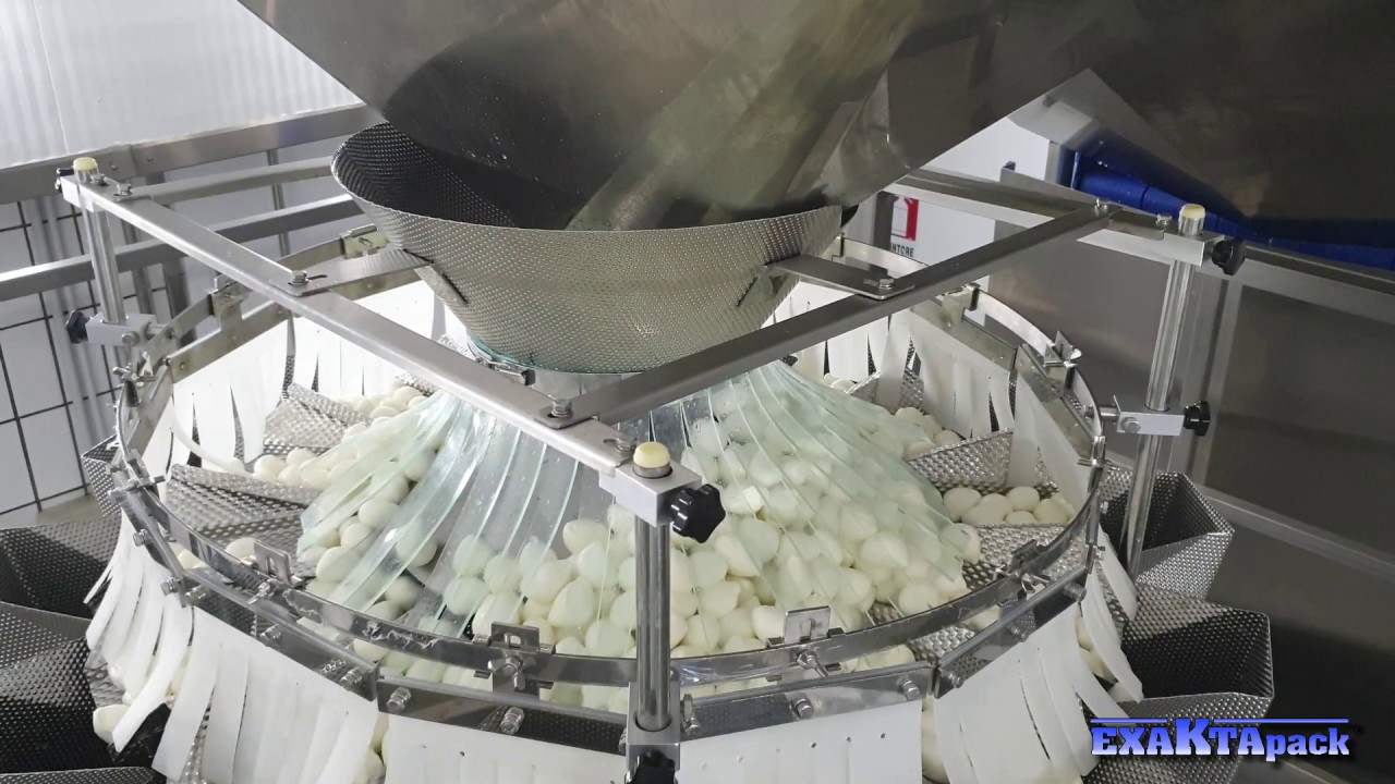 Mozzarelle di Bufala in vasetto contate automaticamente tramite #Multiteste