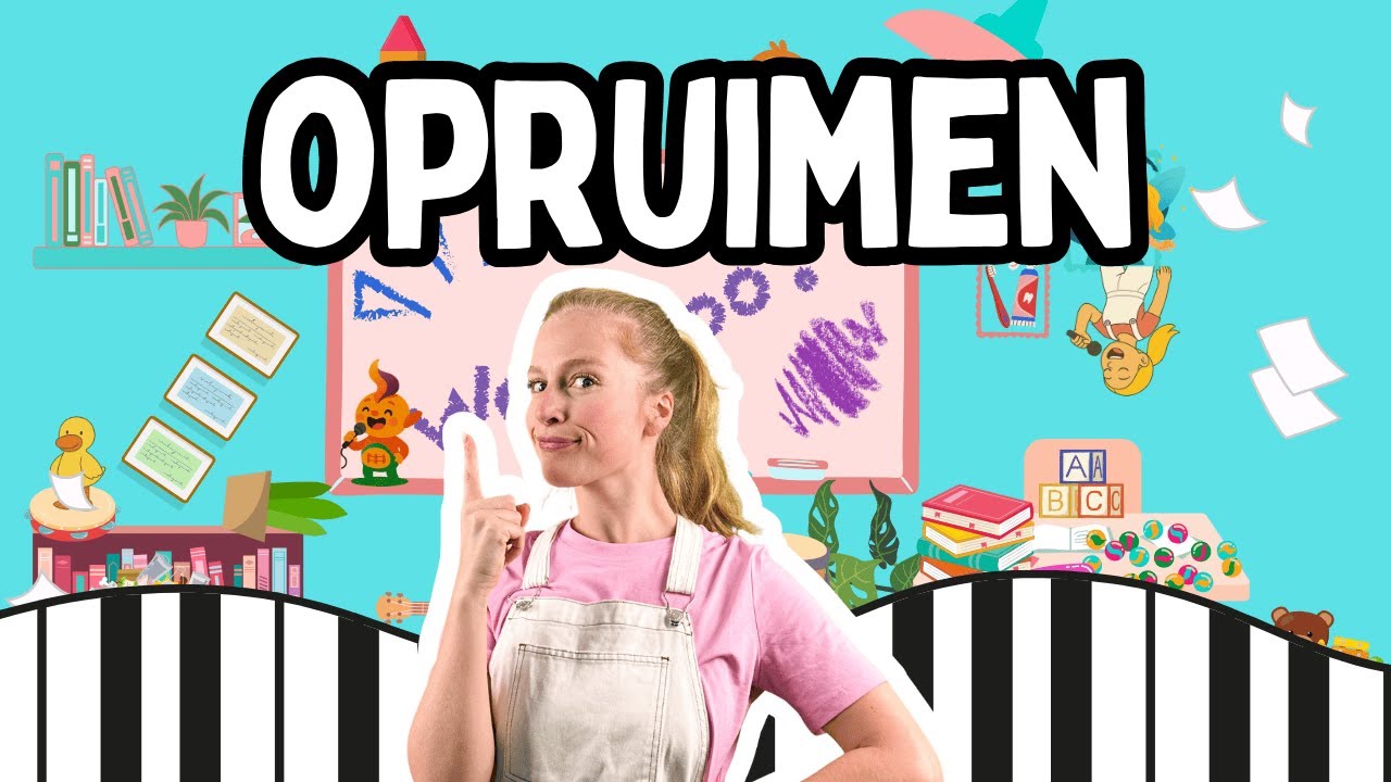 Opruimen &ndash; Zing mee en leer opruimen | Juf Lisi | Voor kinderen van 3&ndash;6 jaar