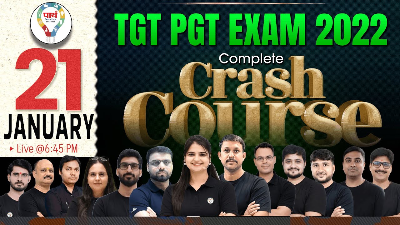 TGT PGT 2022 | Complete Crash Course for TGT PGT Exams | TGT PGT Preparation Strategy