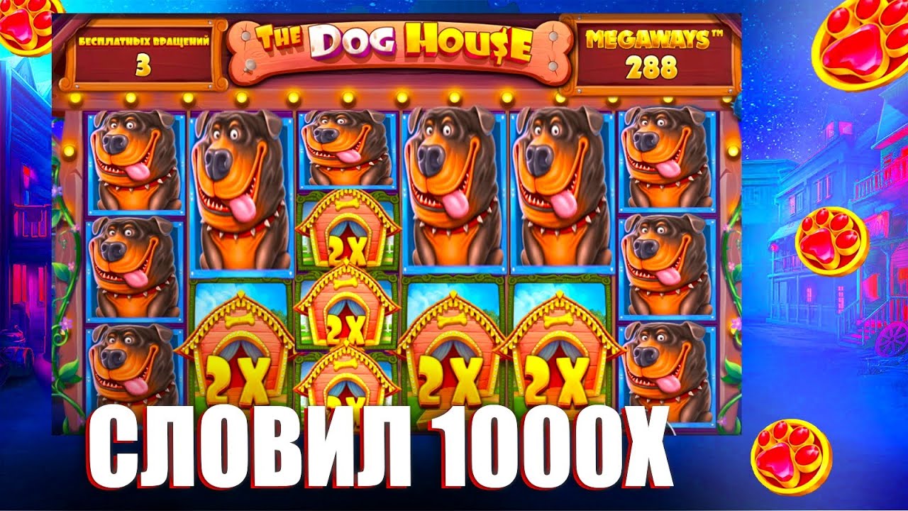 ПОДНЯЛ ДЕПОЗИТ В СЛОТАХ The Dog House / Megaways / СЛОВИЛ 6 ЛАП!!! ЭТО ЗАНОС?!?