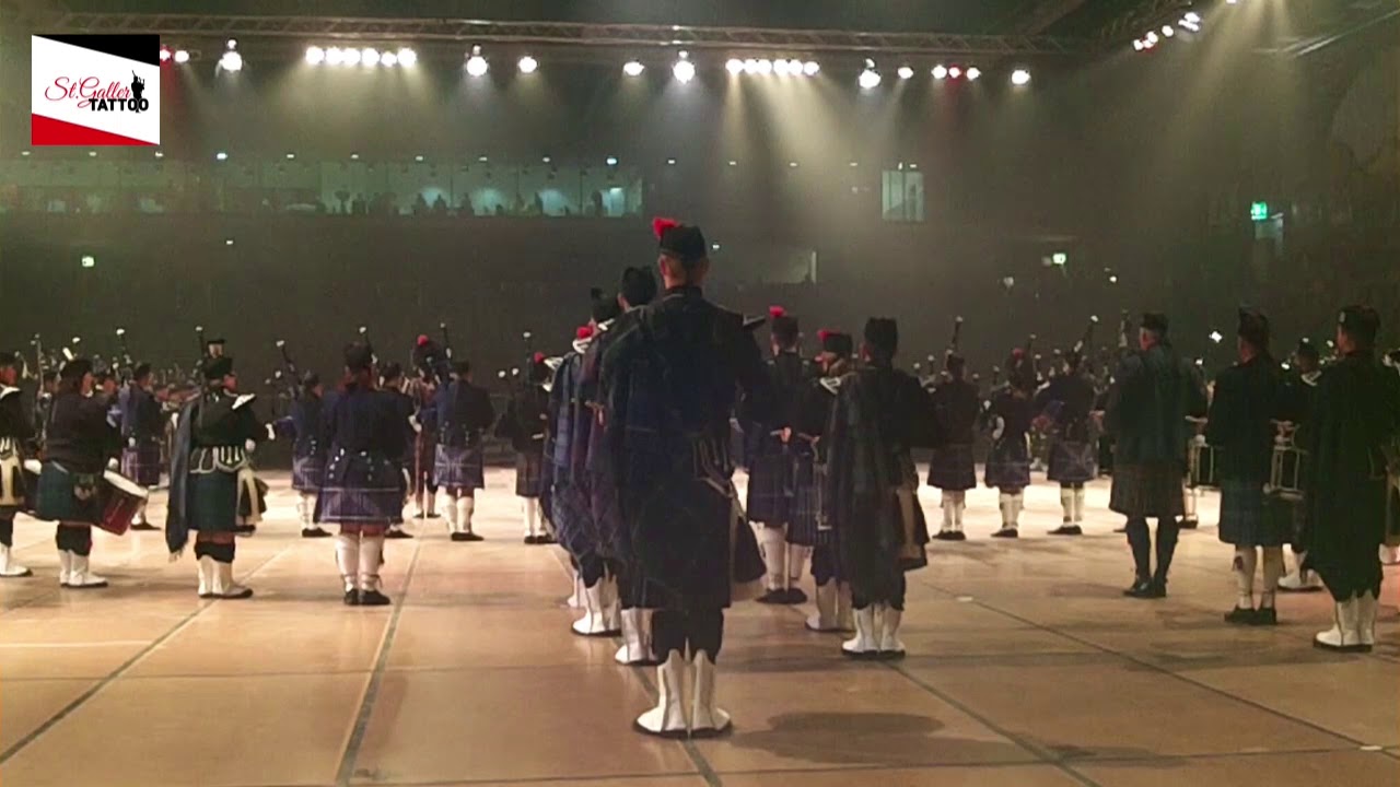 The flower of Scotland (pipes and drums) @ Swiss Tattoo