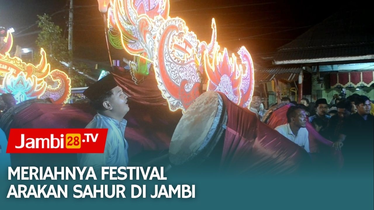 Meriahnya Festival Arakan Sahur di Pesisir Jambi