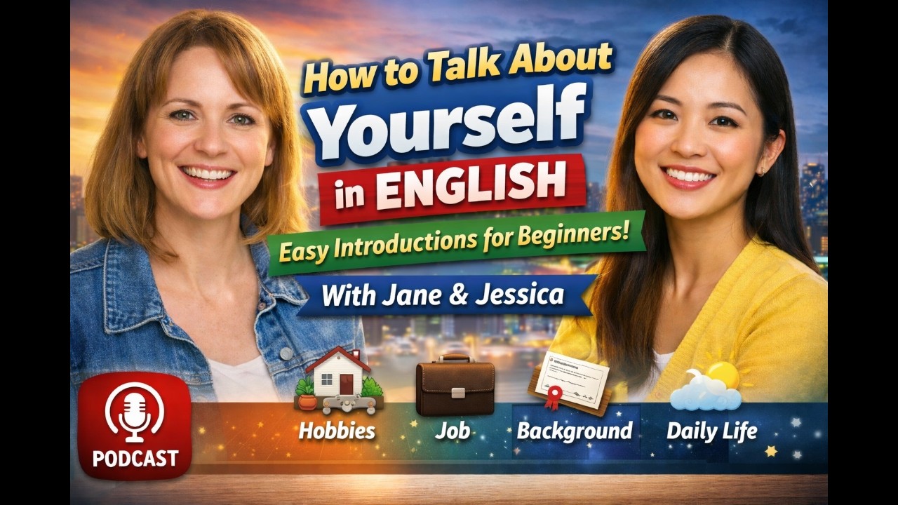 How to Talk About Yourself in English (Easy Introductions for Beginners) | English Podcast
