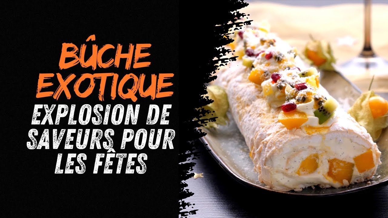 🍍🥭😋 Bûche Exotique WHAAOU : Une Explosion de Saveurs pour les Fêtes ! 🎄🌟