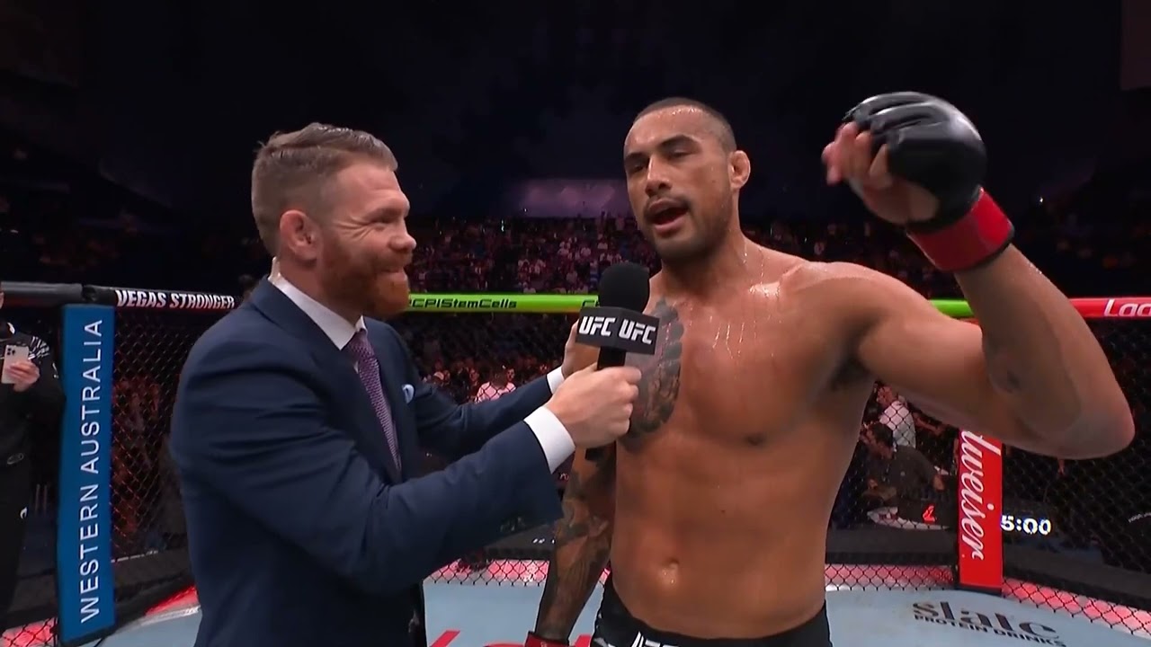 UFC Перт: Карлос Олберг - Слова после боя