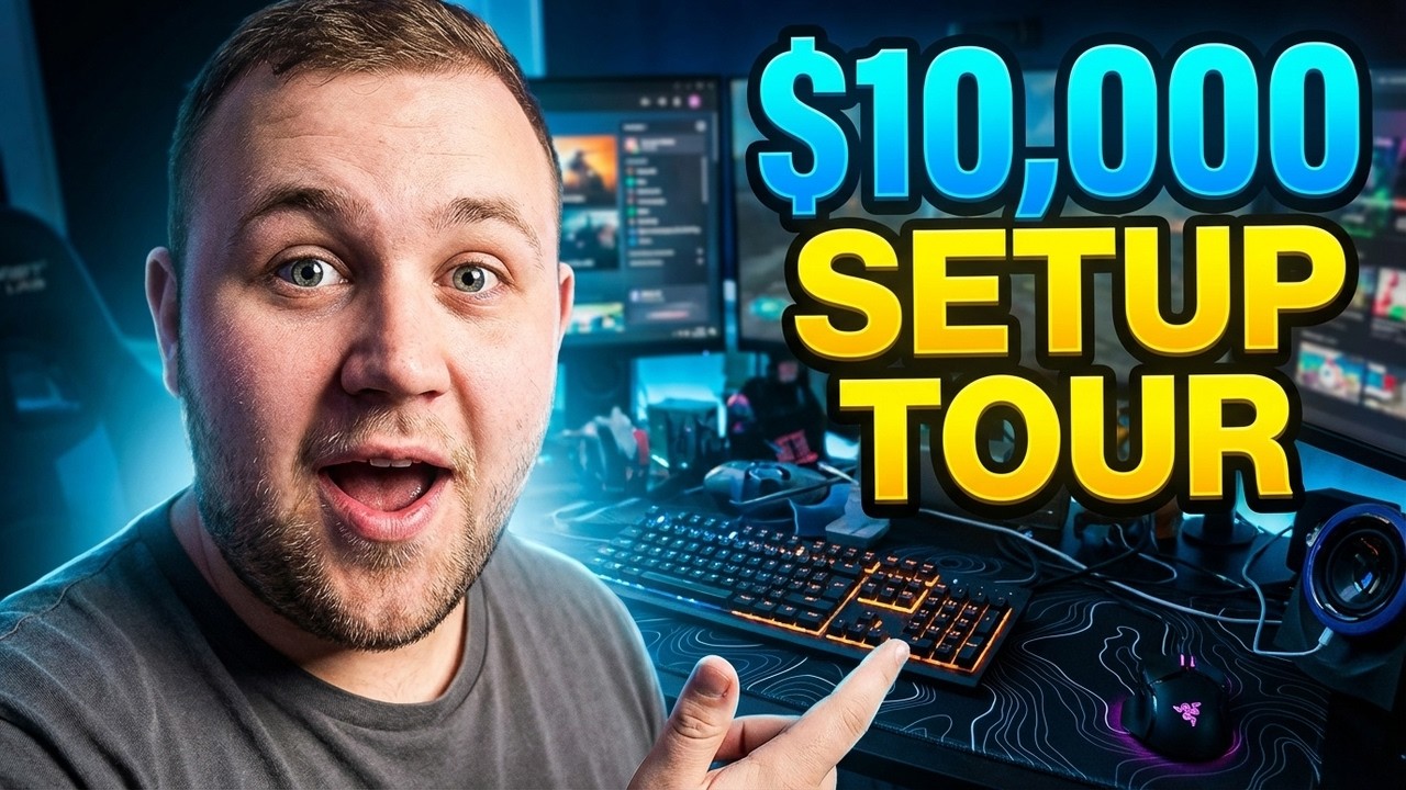 Epic 21 Year Old's Gaming Setup Tour