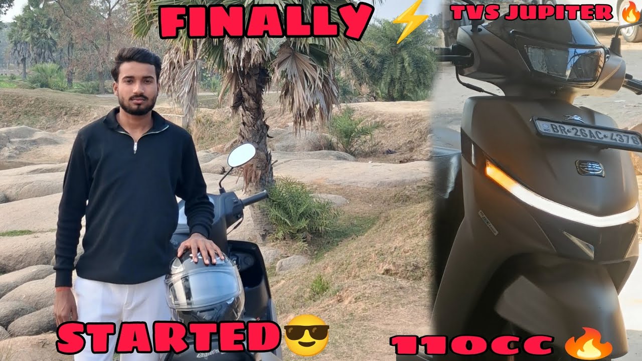 My first vlog 😎 |Tvs jupiter ke saath |110cc🔥