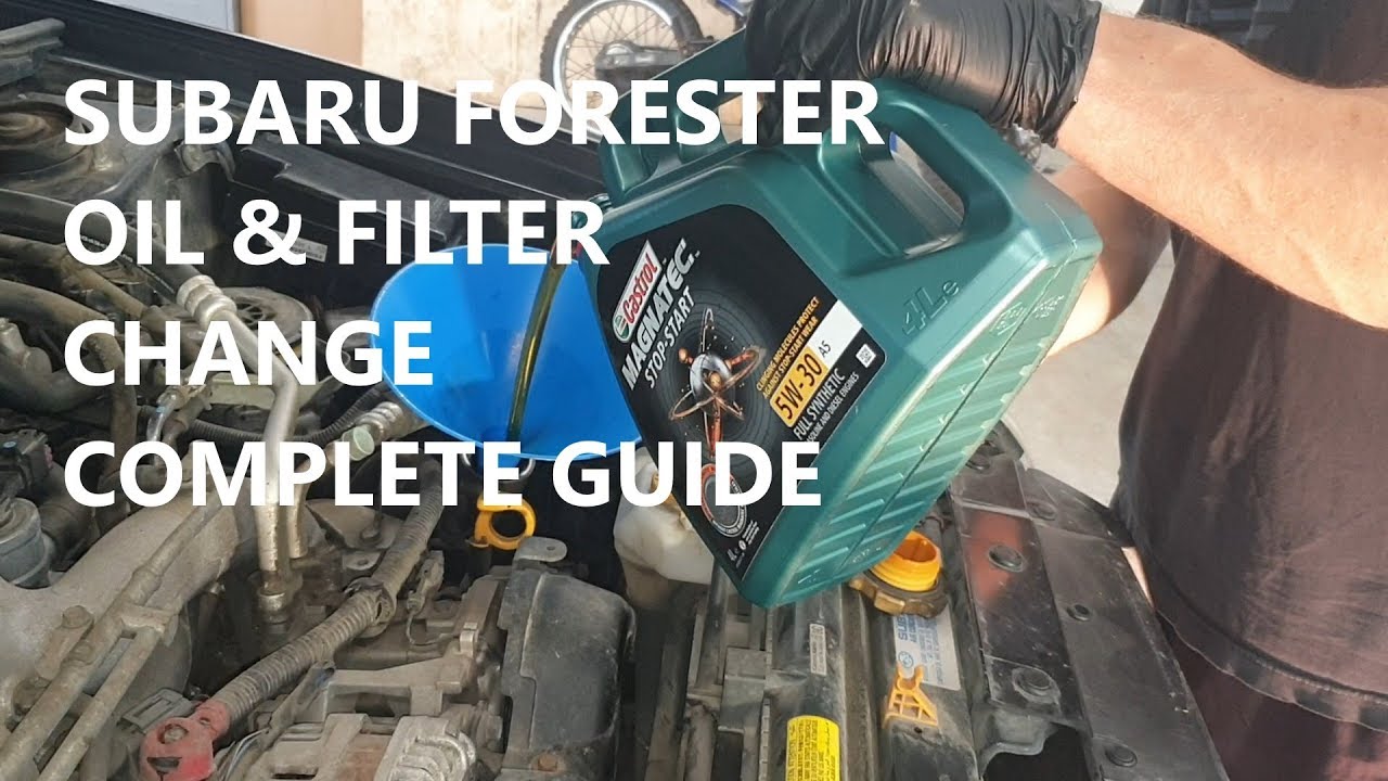 Subaru Forester EJ20 - Oil & Filter Change