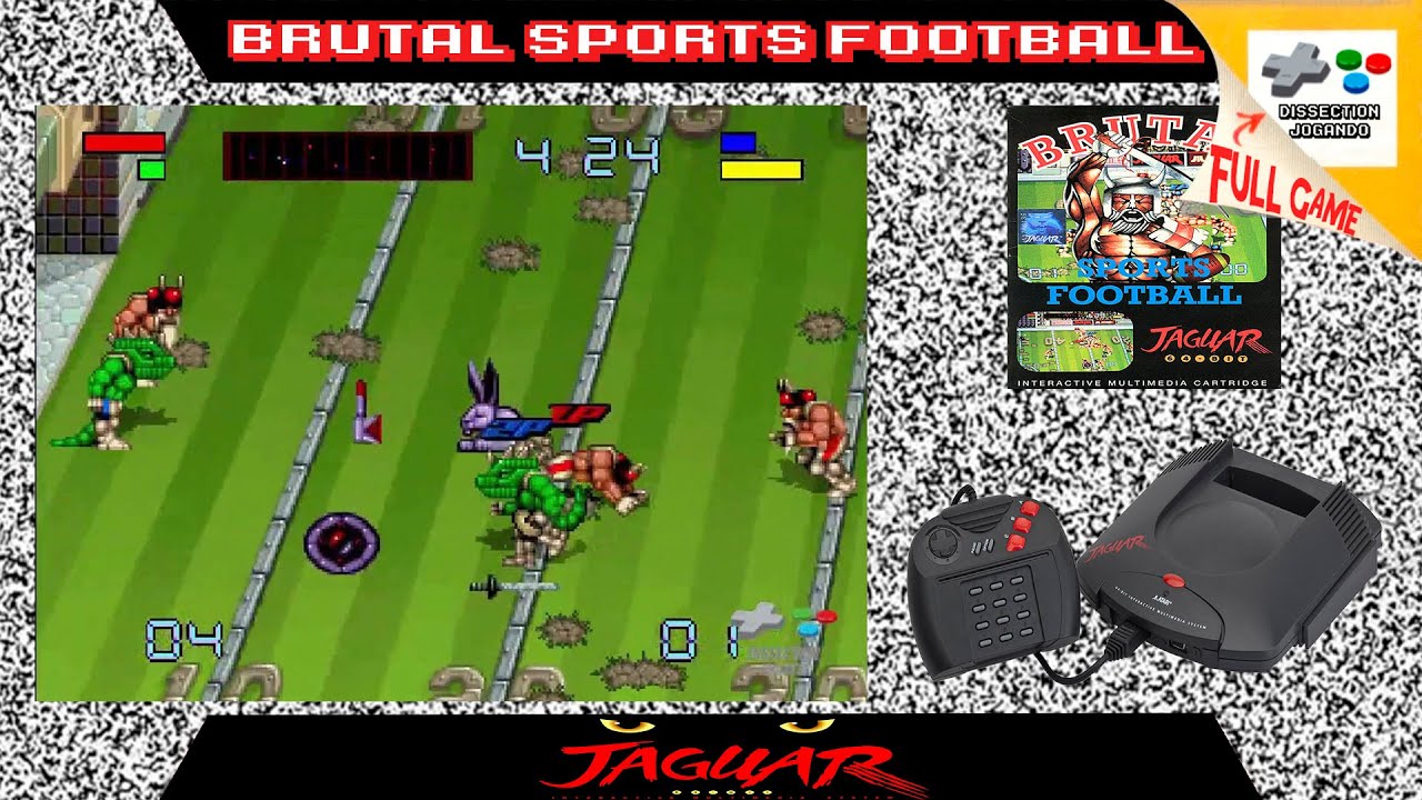 Brutal Sports Football - Atari Jaguar [Longplay]