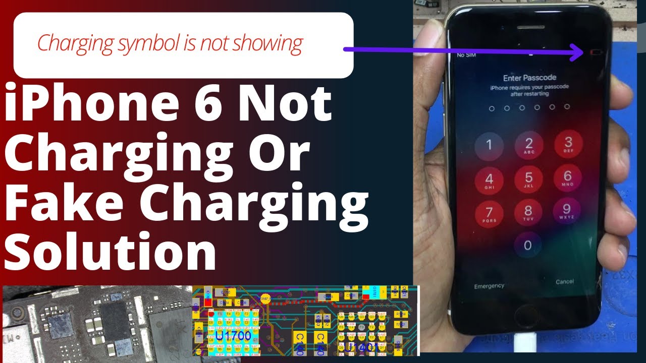 iPhone 6 6Plus Not Charging Or Fake Charging Solution|iPhone 6 6Plus charging symbol is not showing