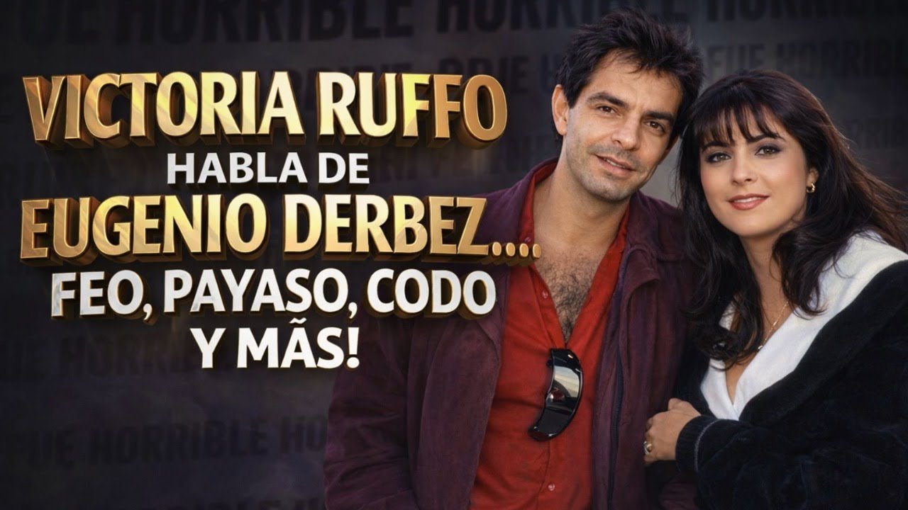 Victoria Ruffo destroza a Eugenio Derbez frente a su hijo ¡Lo que nadie se atrevió a decir!