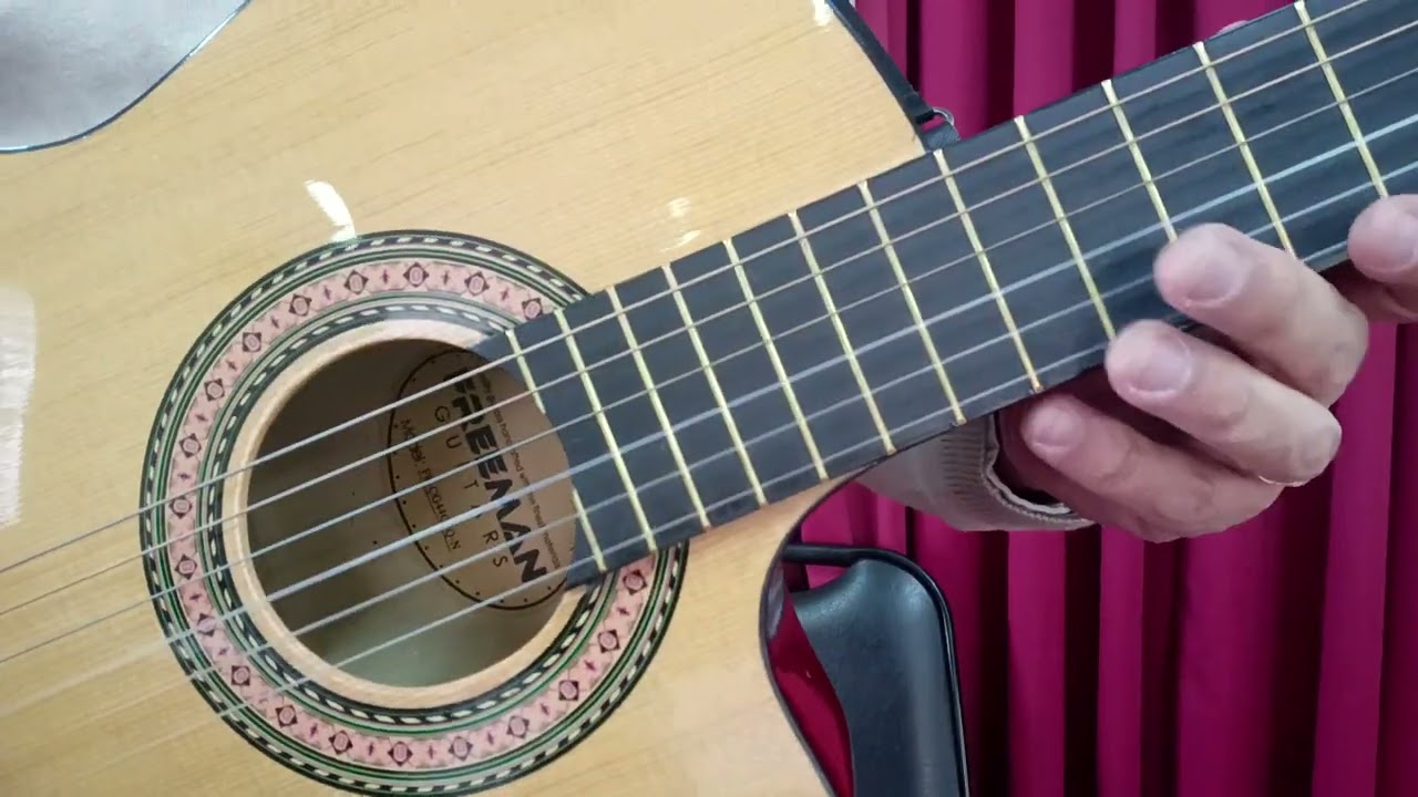 Acordes Mayores y Menores en guitarra