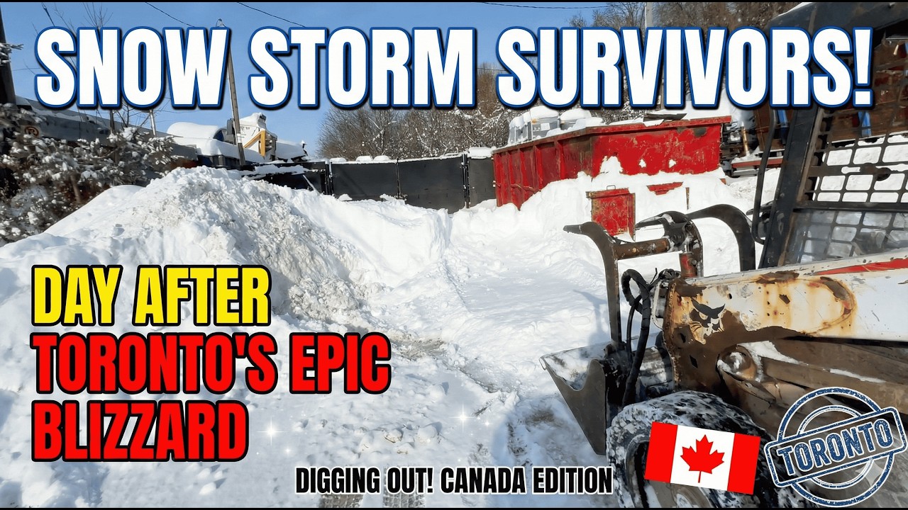 VLOG 3| Snow storm k agla din kaese niklta hai scrap yard me| #scraper #trucking #snow #canada